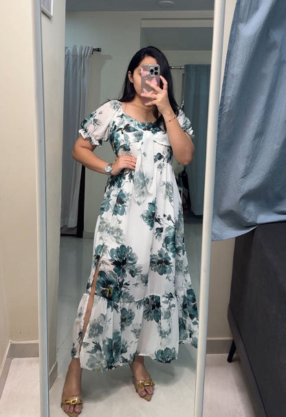 Alice Georgette Floral Printed Dress