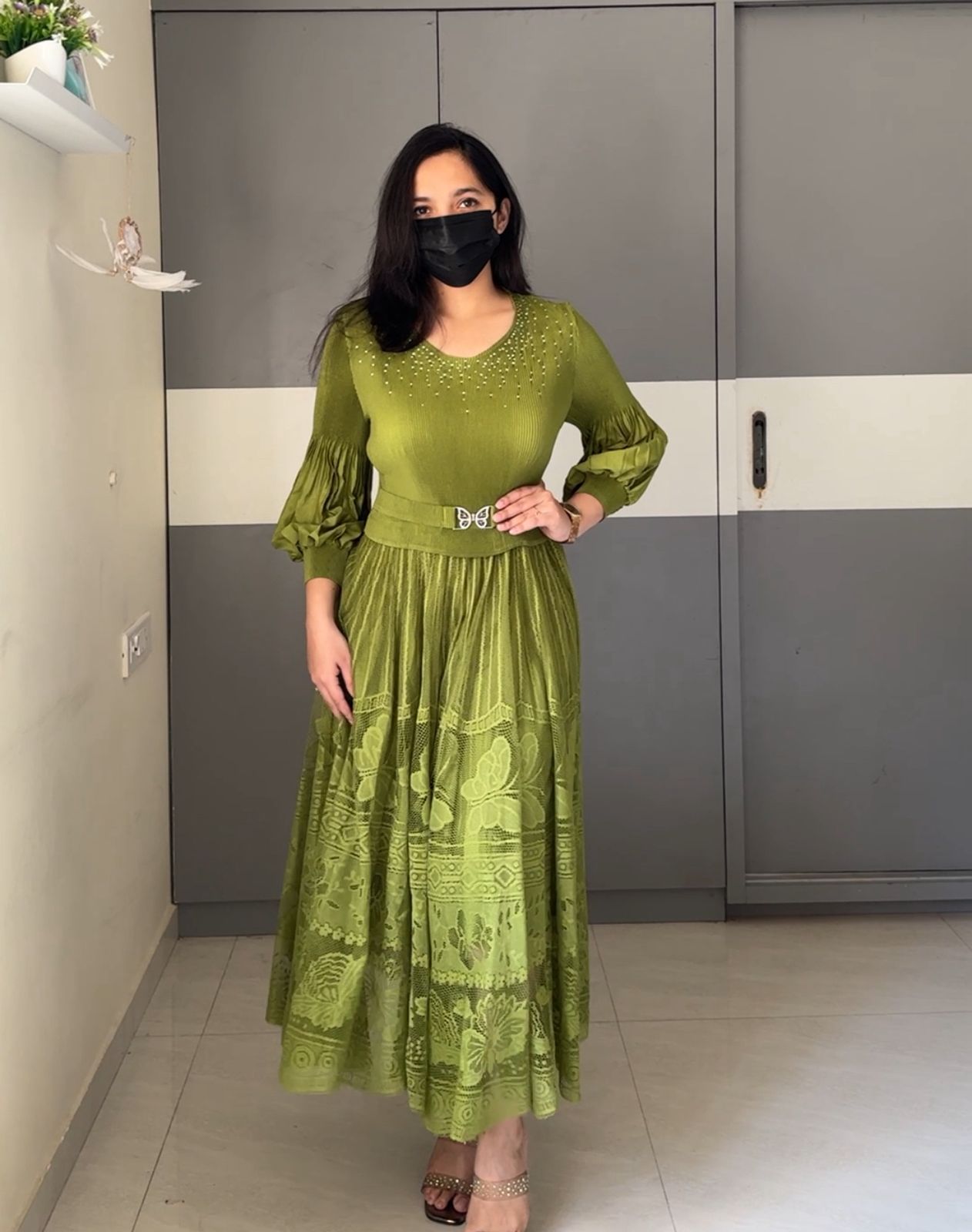 Sion Exclusive Pleated Dress