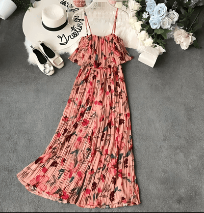 Floral Pleated Romper image 2