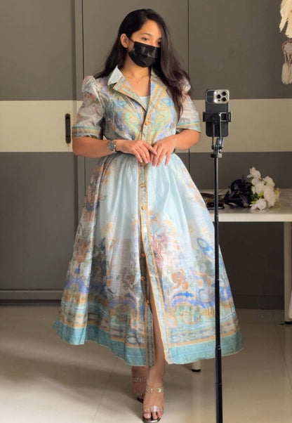 Seren Floral Printed Dress - 2 image