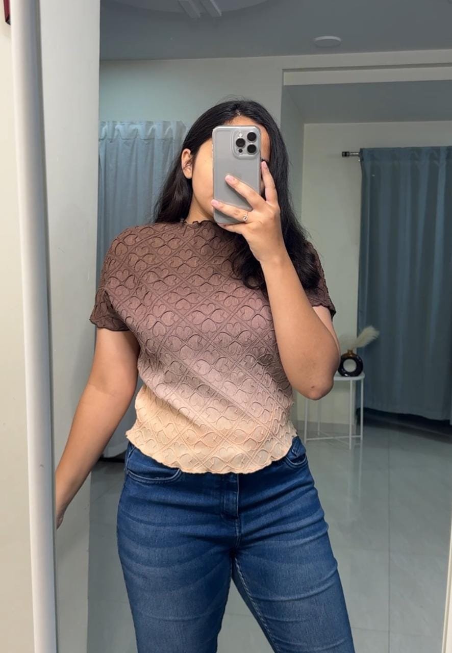 Alaya Exclusive Tops - Brown image