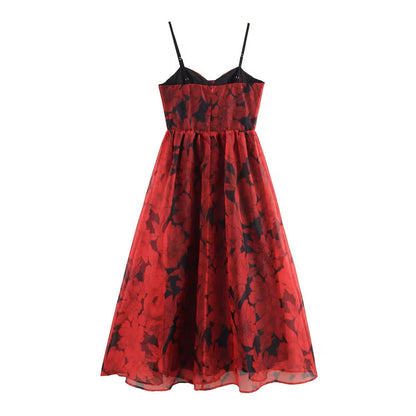 Macy Organza Floral Dress image 3