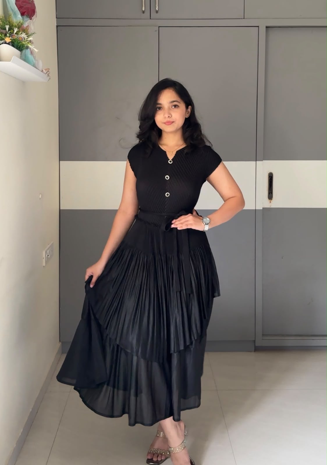 Guna Exclusive Pleated Dress
