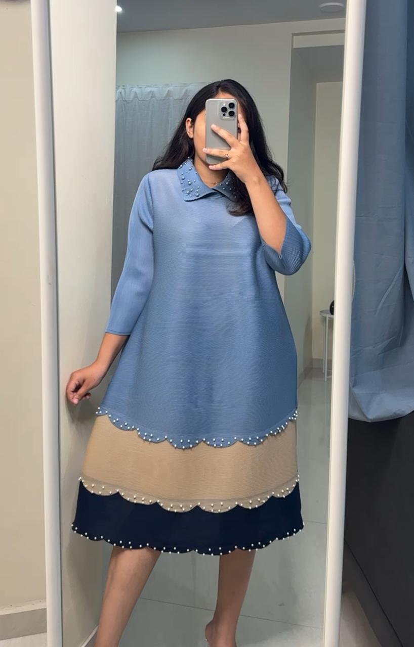 Luna Pleated Dress image 3