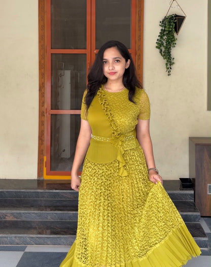 Fanah Exclusive Pleated Dress