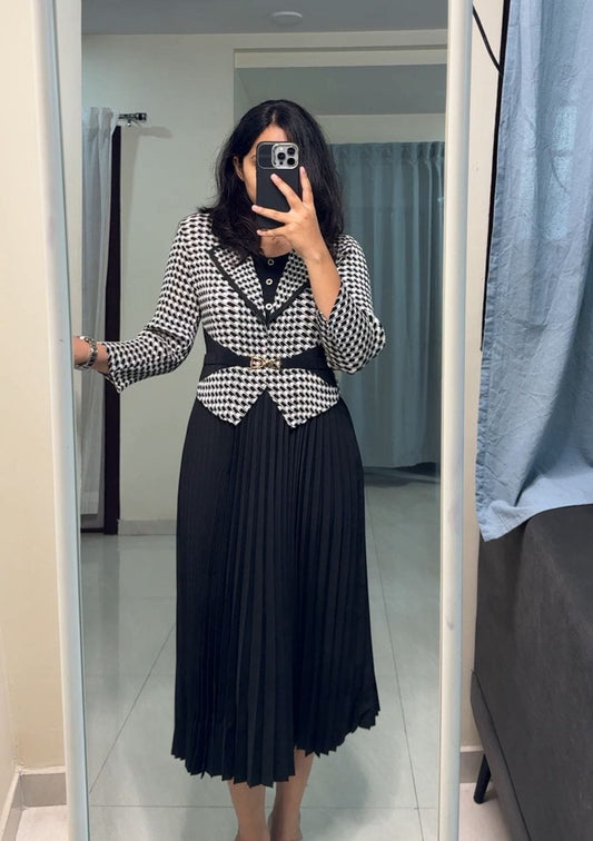 Jeri Exclusive Pleated Dress image 0