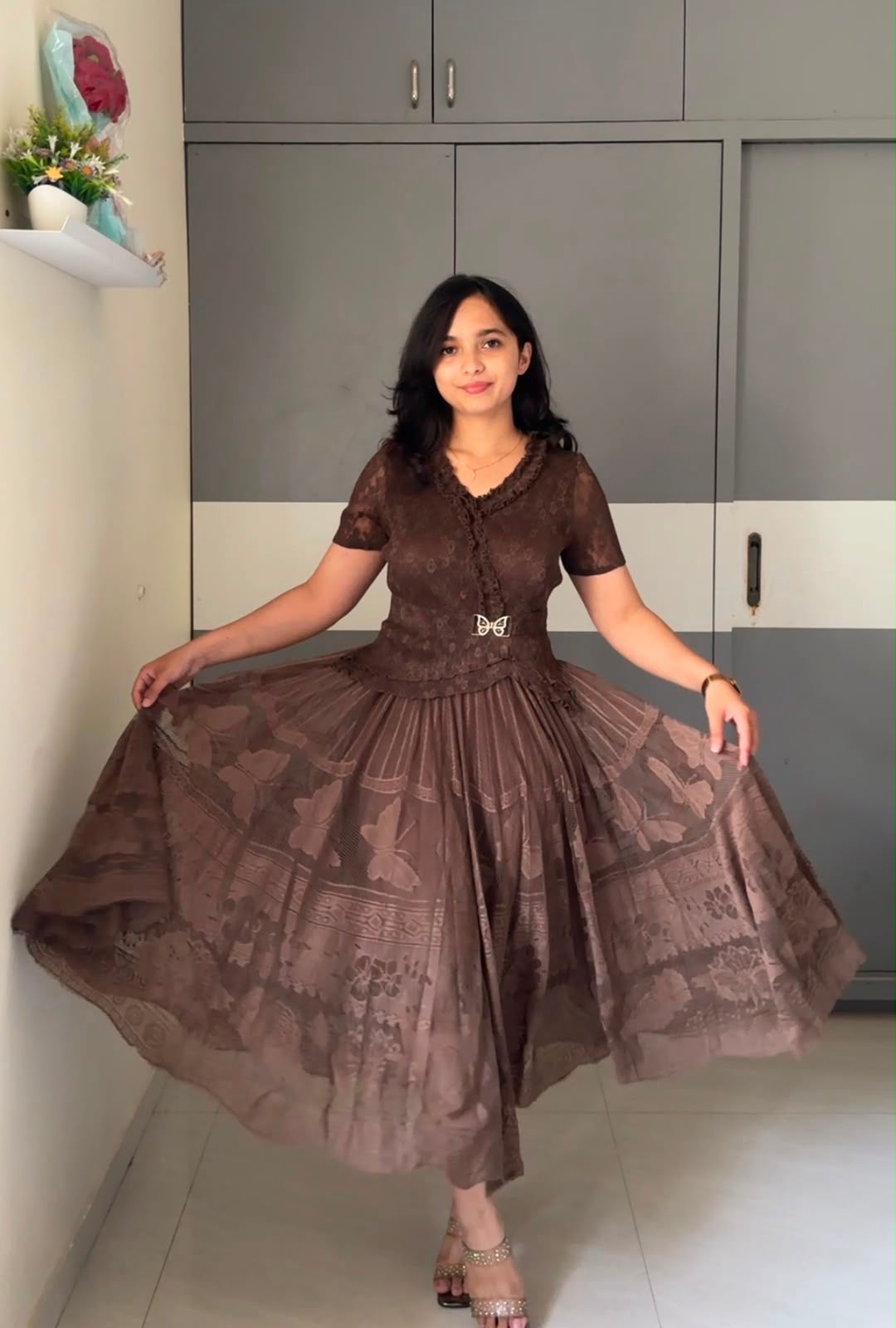 Nena Exclusive Pleated Dress