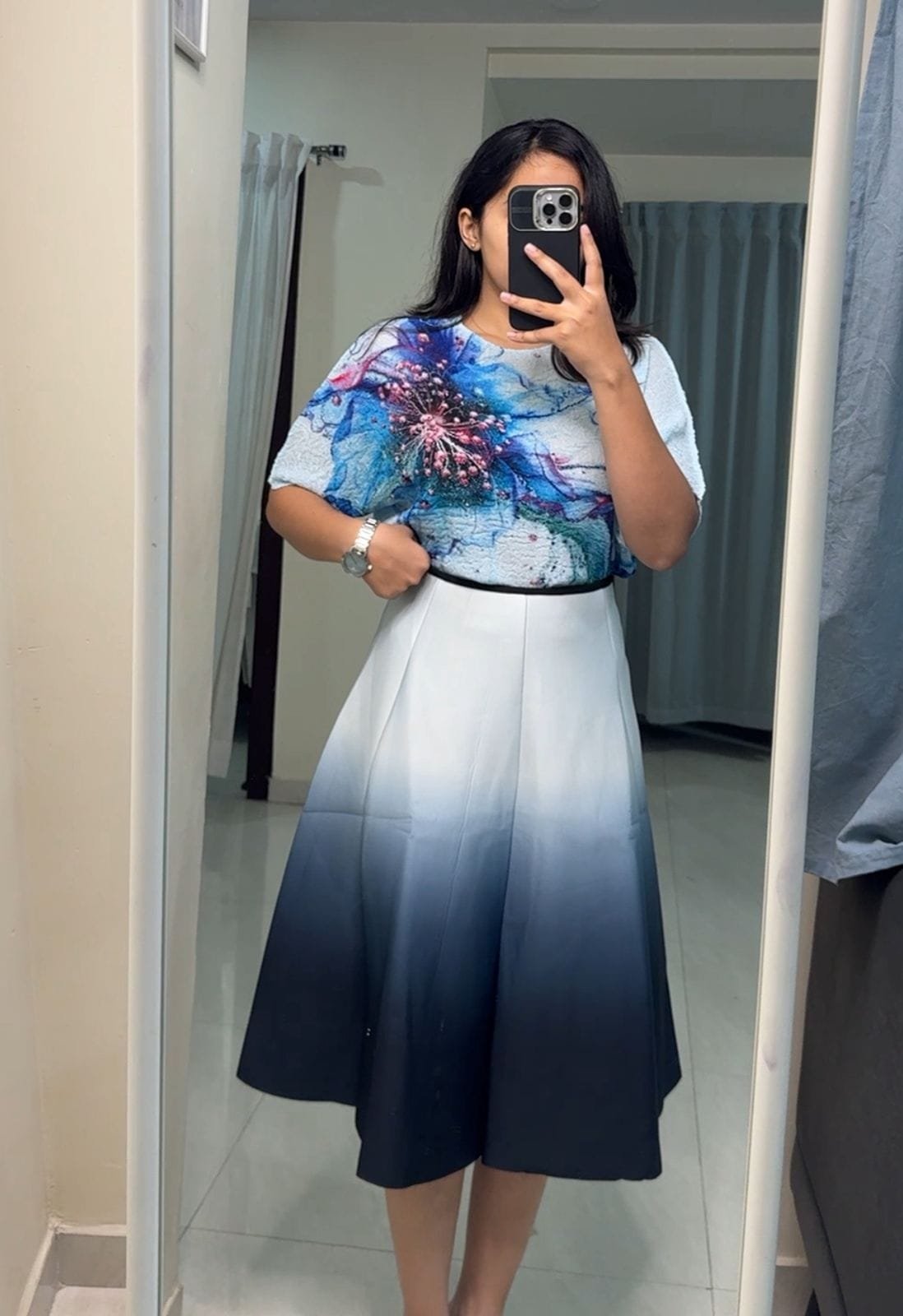 Rize Gradient Printed Skirts image 4