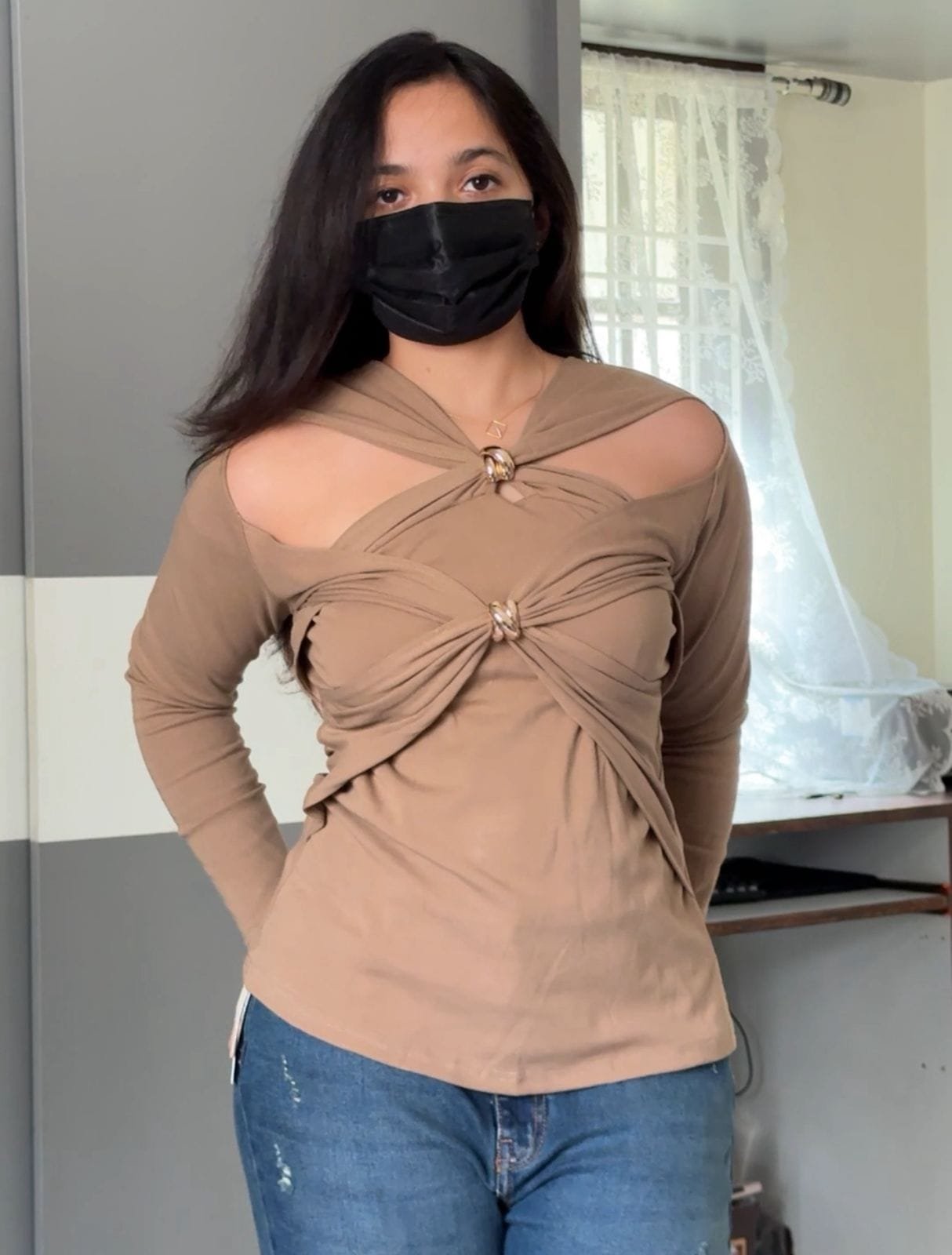 Zinni Cotton Cutout Tops image 3