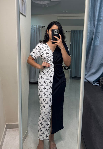 Dual Patterned Bodycon image 0