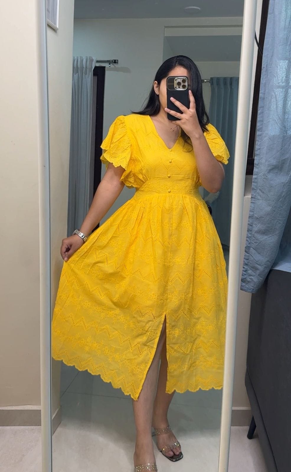 Cole A-line Cotton Dress image 7