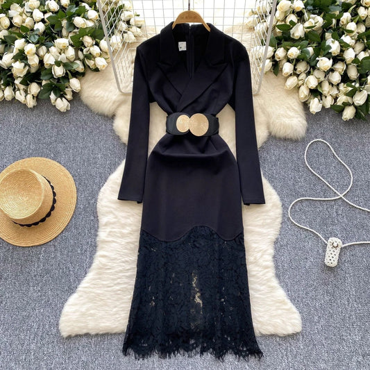 Winta Lace Patchwork Suit Dress image 0