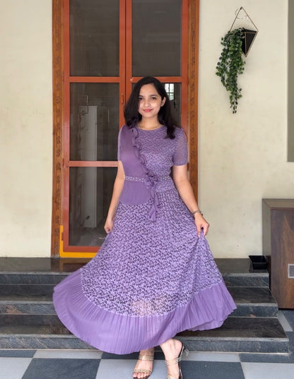 Fanah Exclusive Pleated Dress