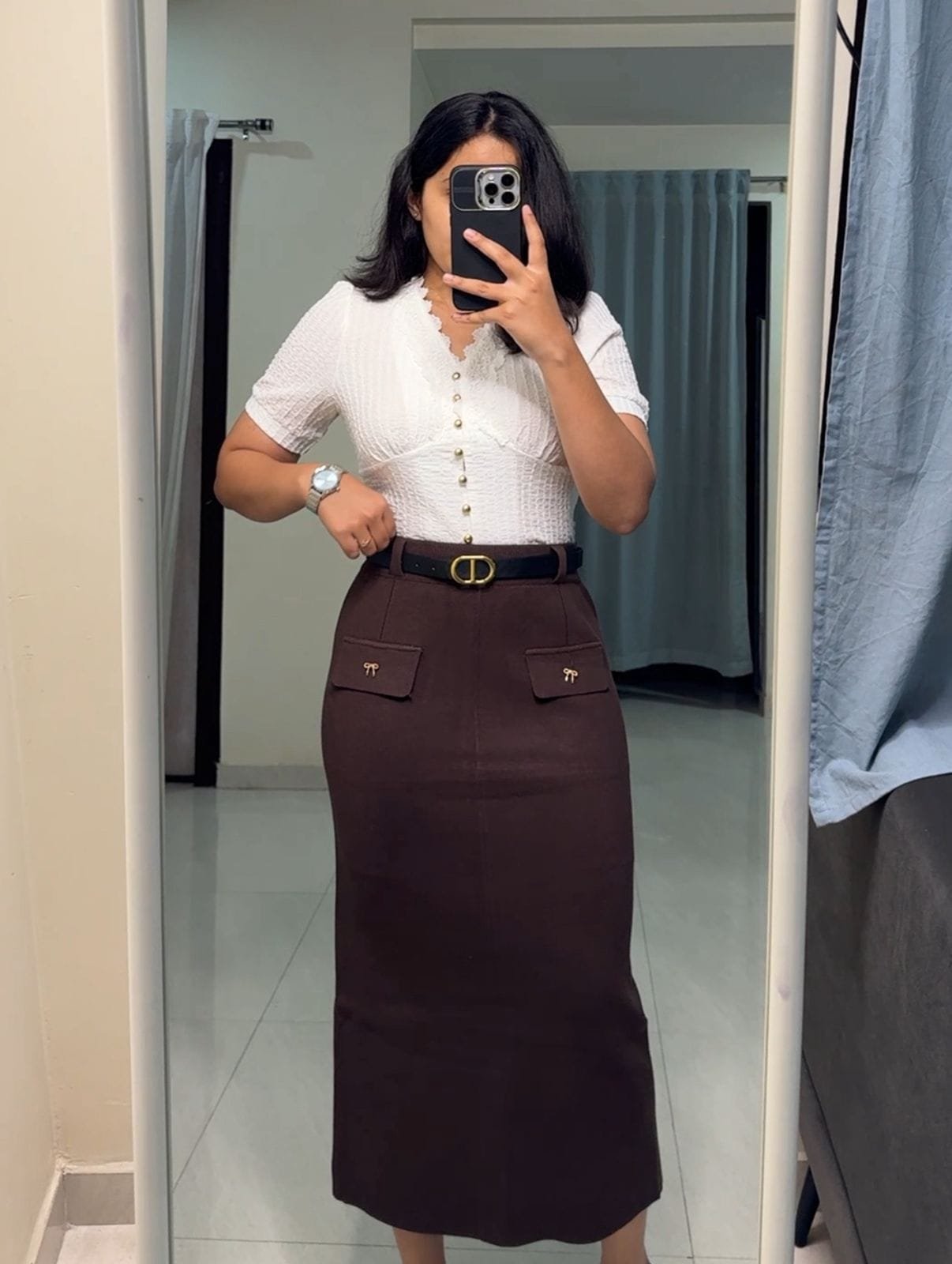 Cecil Premium Knit Midi Skirts image 1