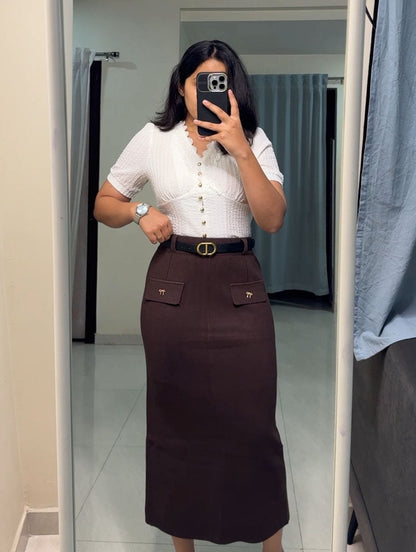 Cecil Premium Knit Midi Skirts image 1