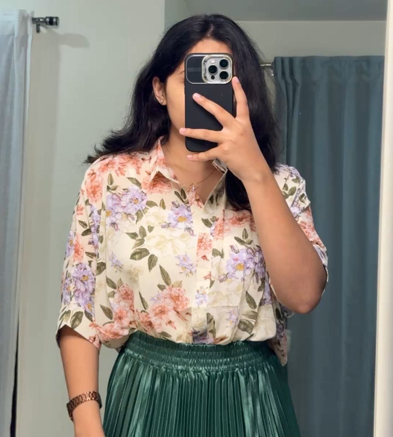 Via Chiffon Shirt Set image 3
