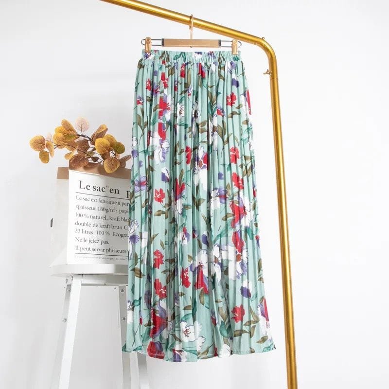 Nami Floral Pleated Skirts image 3