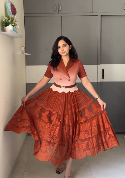 Gina Exclusive Pleated Dress