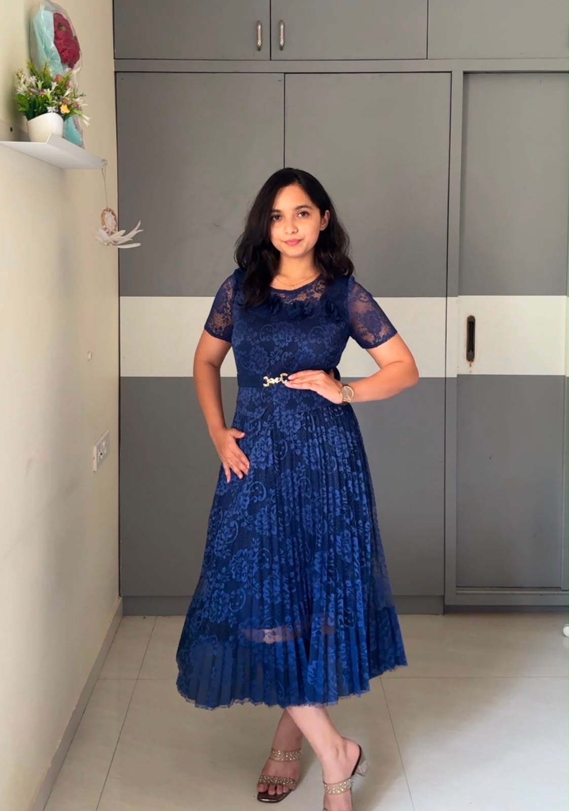 Rica Exclusive Pleated Dress