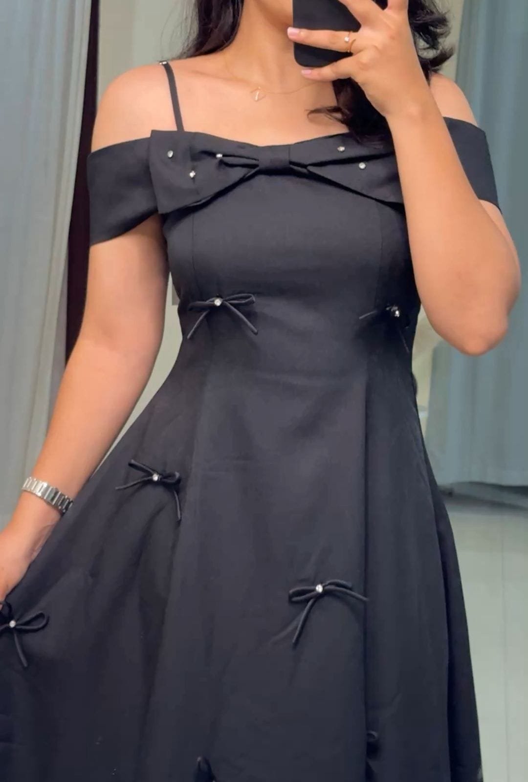 Odessa Off-Shoulder Midi Dress image 1