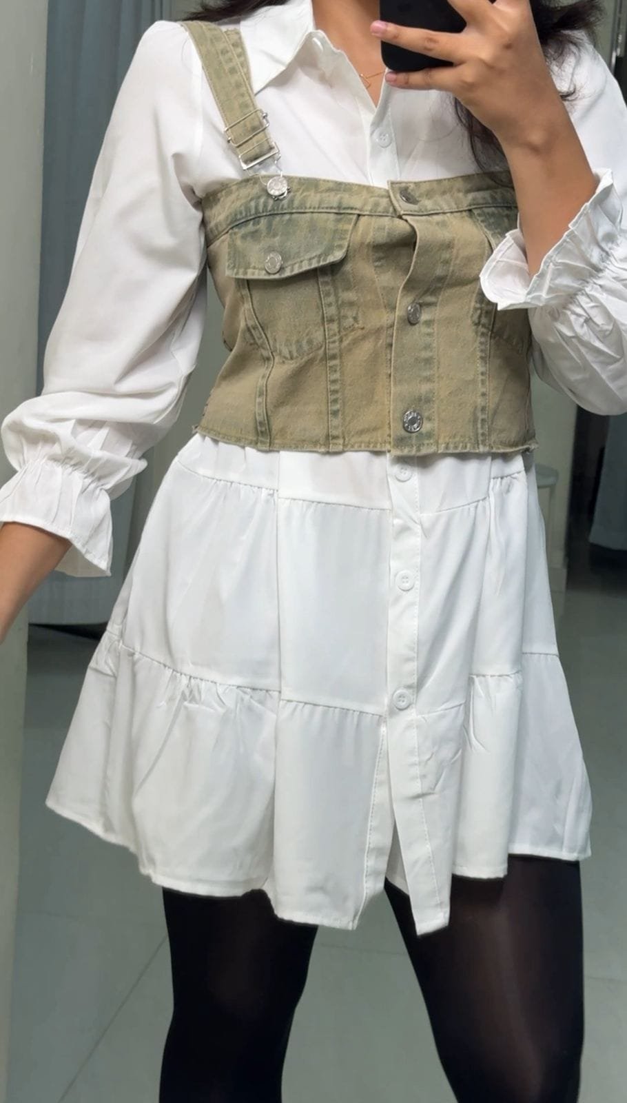 Perel Denim Co-Ord Set image 5