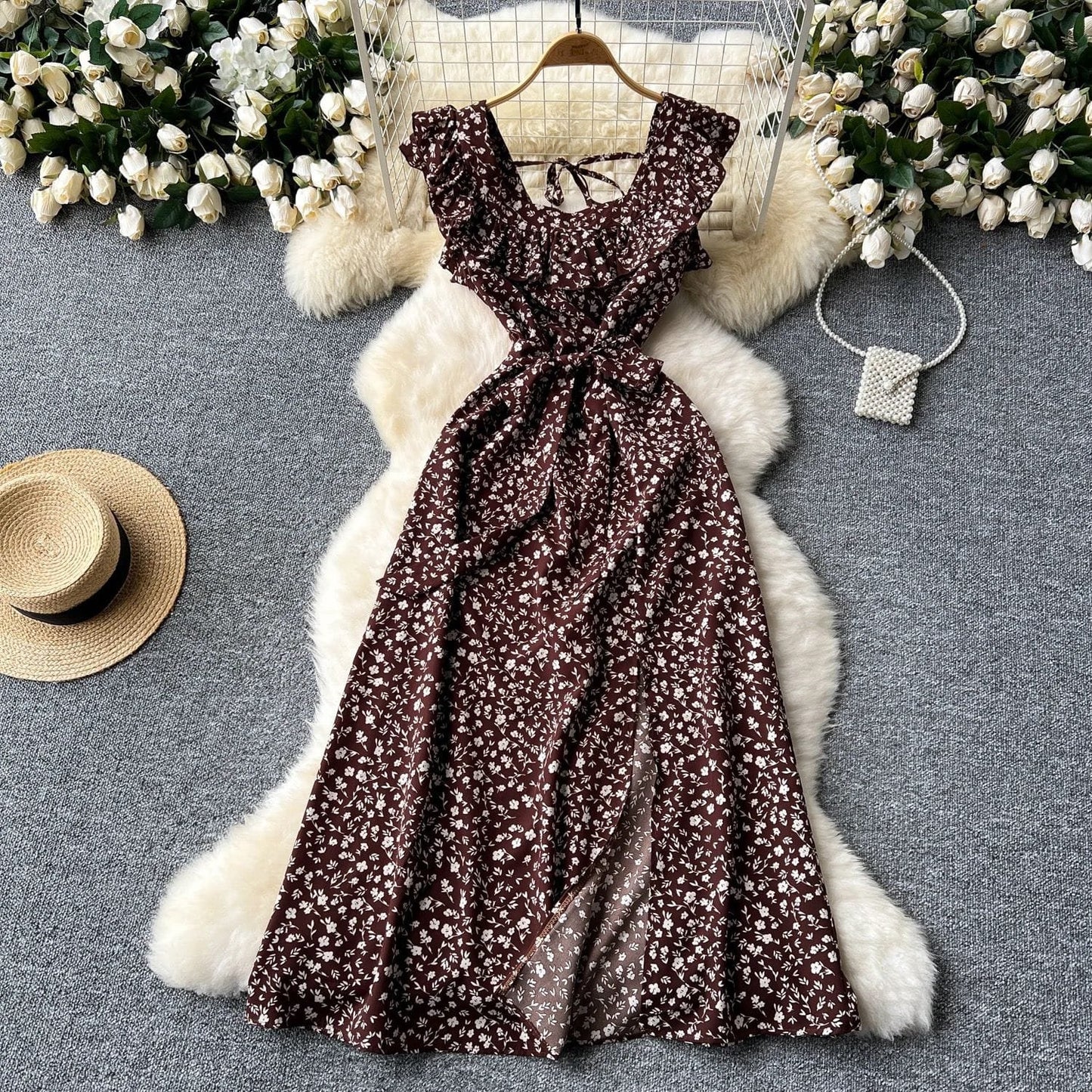 Otis Floral Midi Dress image 3