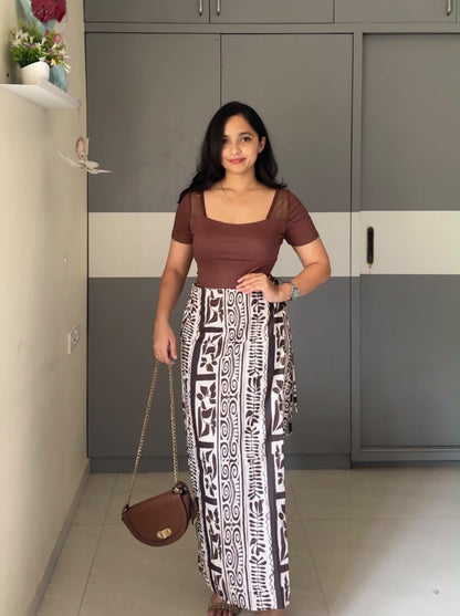 Reeka Floral Wrap Skirts