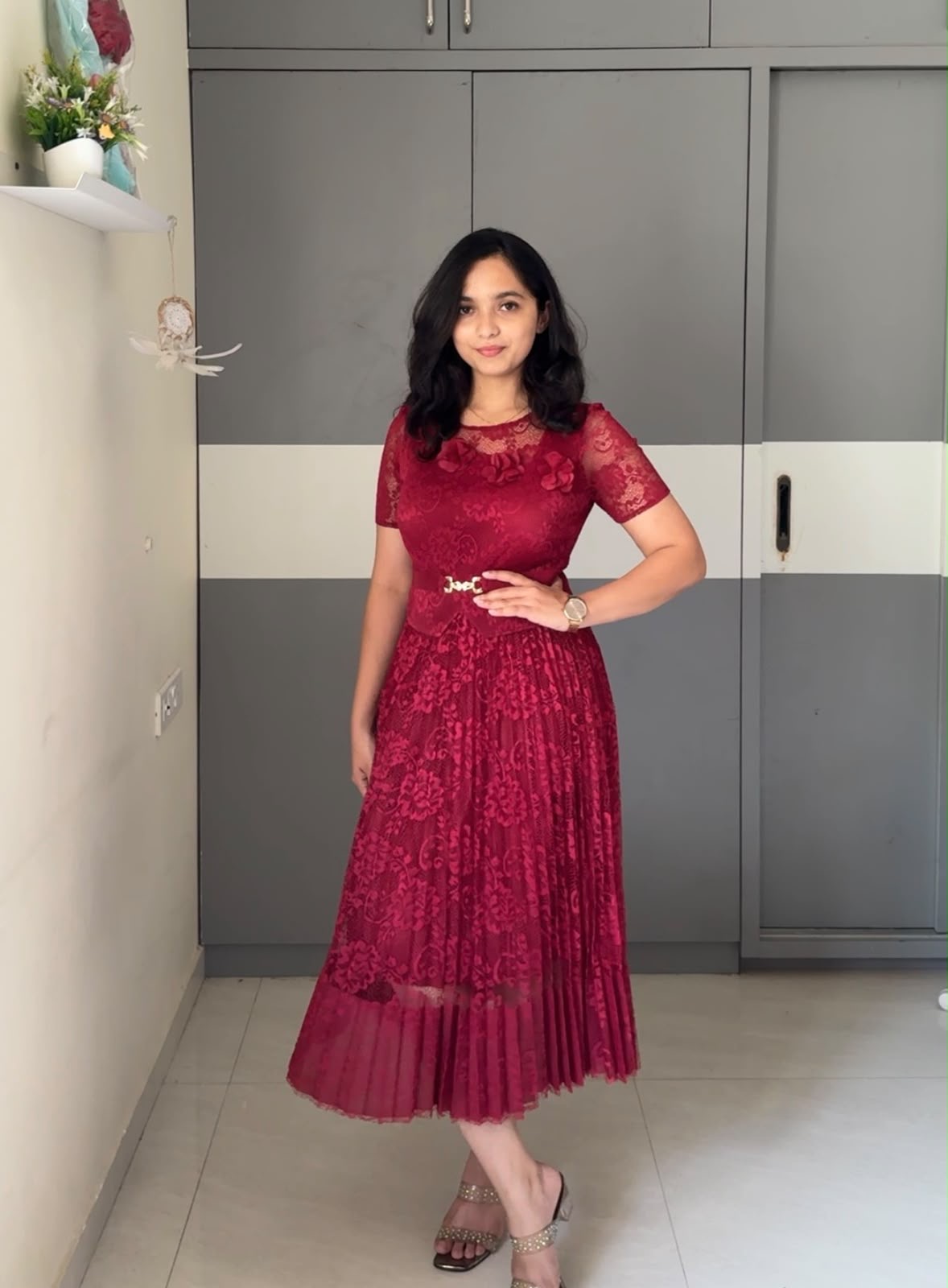 Rica Exclusive Pleated Dress
