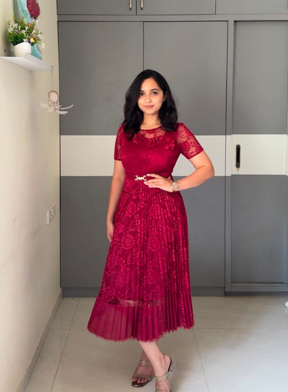 Rica Exclusive Pleated Dress