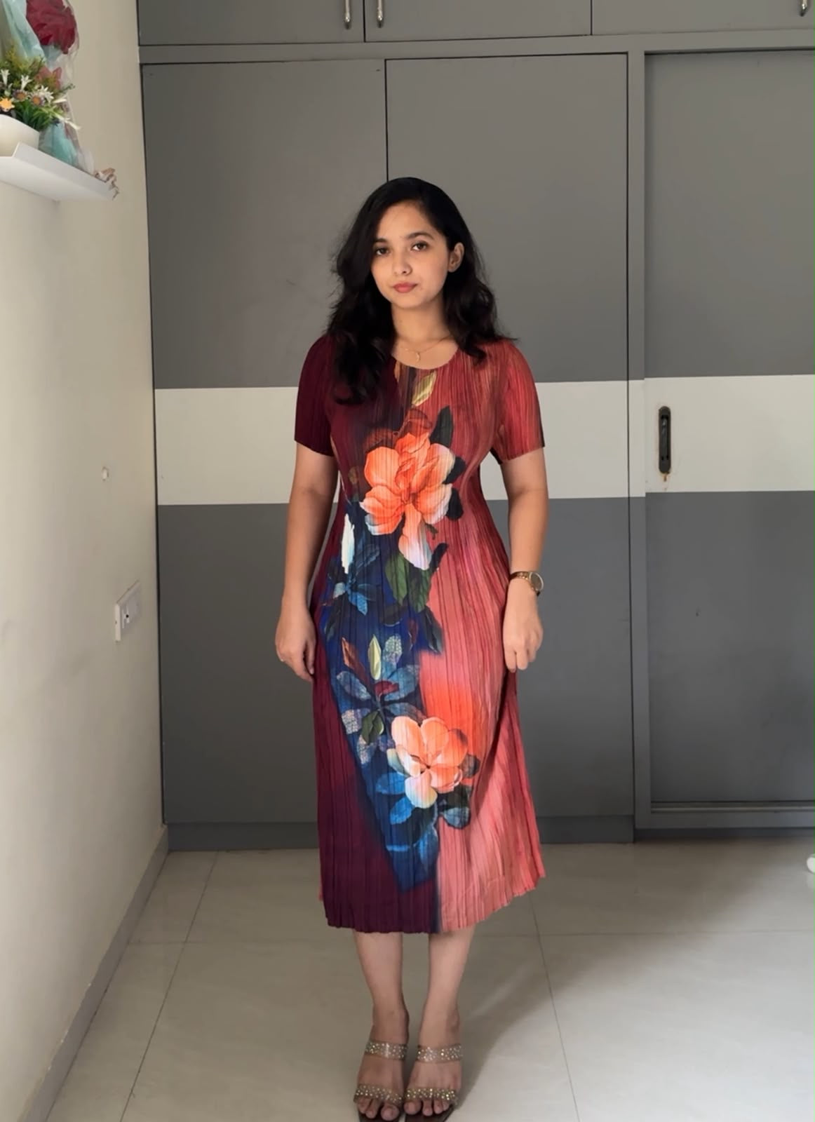 Tilly Pleated Midi Dress 2