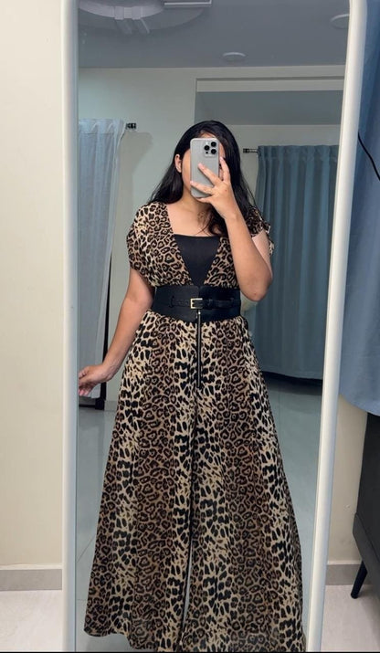 Renee Two Piece Jumpsuit - Brown image