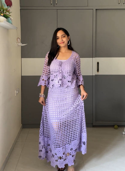 Lily Crochet Three Piece Set