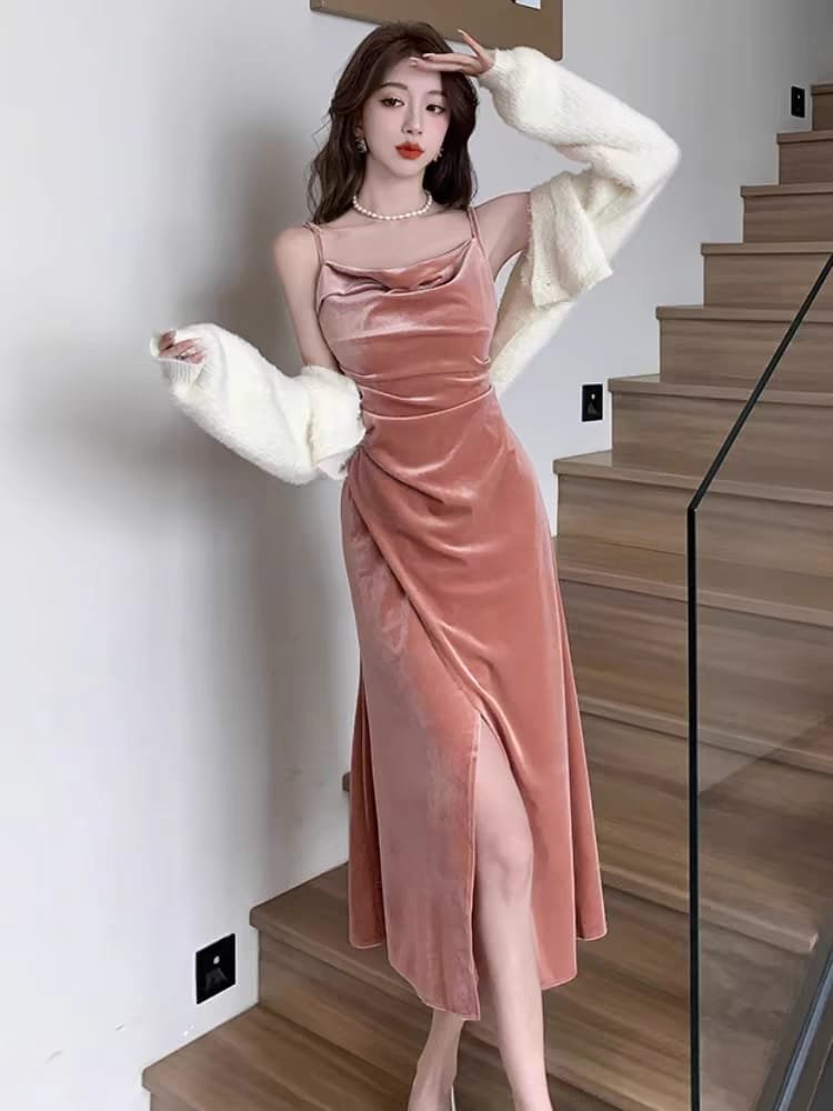 Cosmo velvet dress image 3