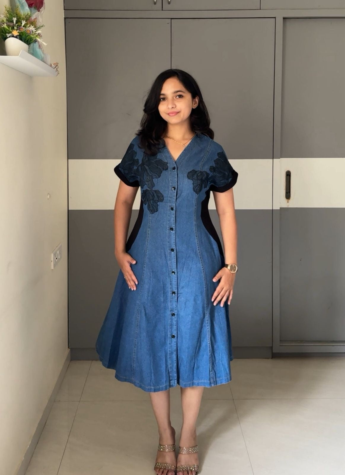 Soni Denim Dress