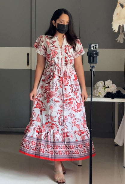 Natali Floral Printed Dress image 2