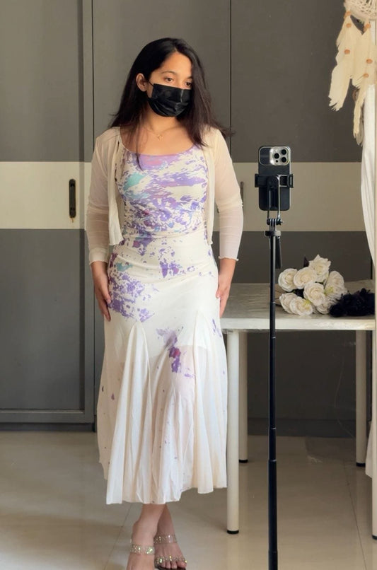 Jia Mesh Floral Printed Co-Ords image 0