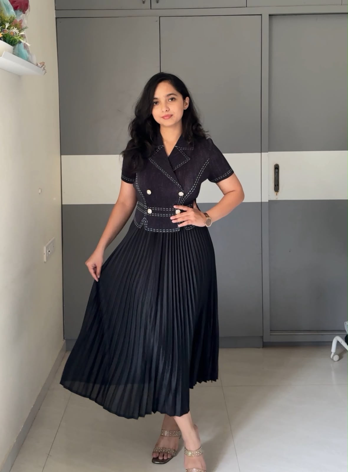 Dipa Exclusive Pleated Dress
