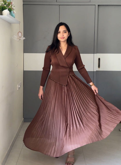 Riva Exclusive Pleated Dress