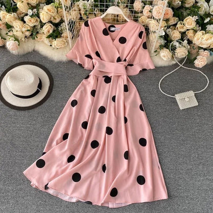 Michel Polka Dot Dress image 5