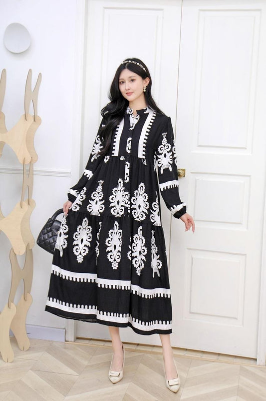 Cali Cotton Printed Dress image 0