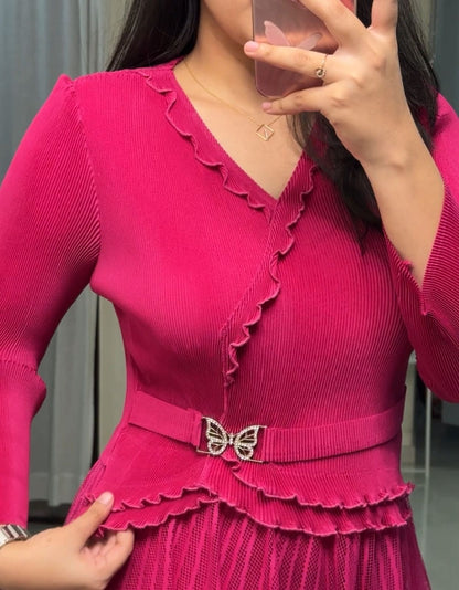 Arnie Exclusive Pleated Dress