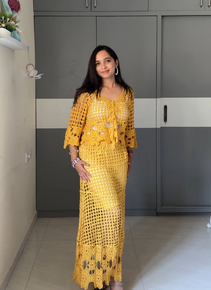 Lily Crochet Three Piece Set