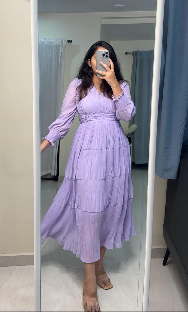 Iqra Pleated Dress image 3