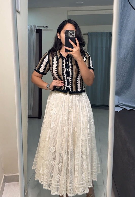 Manya Lace Midi Skirts image 0