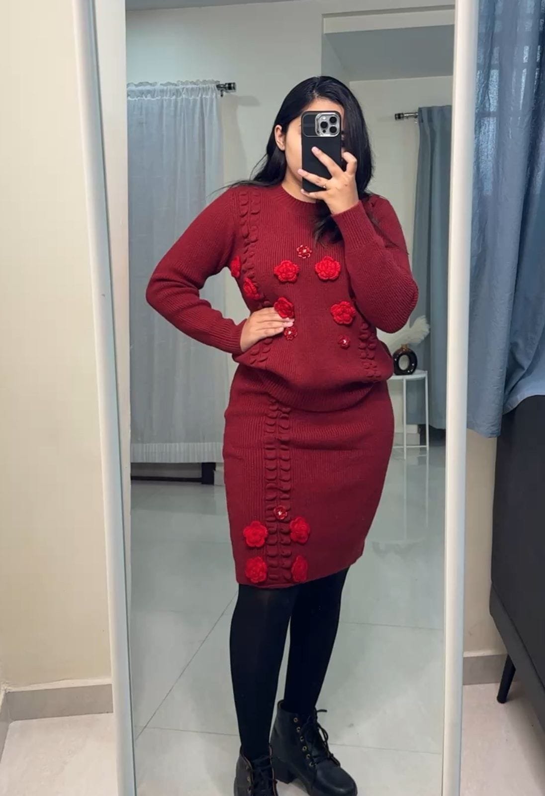 Olga Embroidered Knit Co-Ords image 2