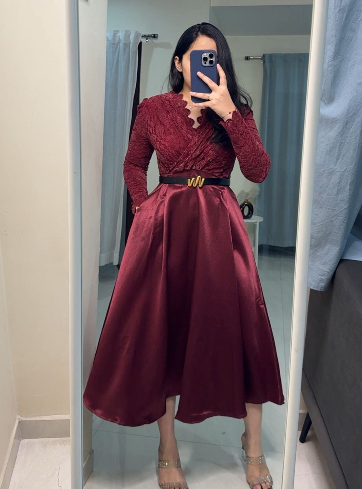 Lacey Elegant Mesh Dress