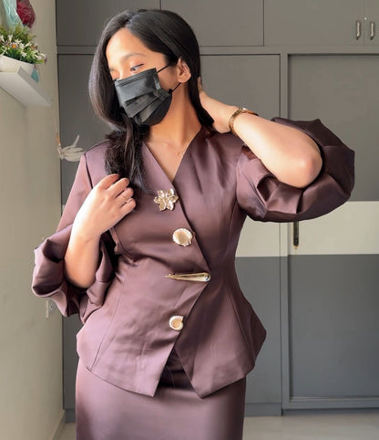 Diana Satin Co-Ords