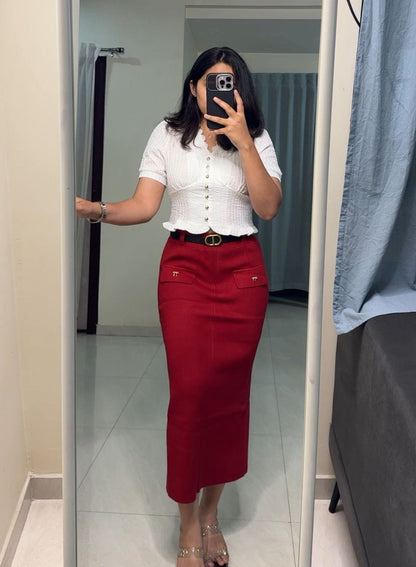 Cecil Premium Knit Midi Skirts image 3
