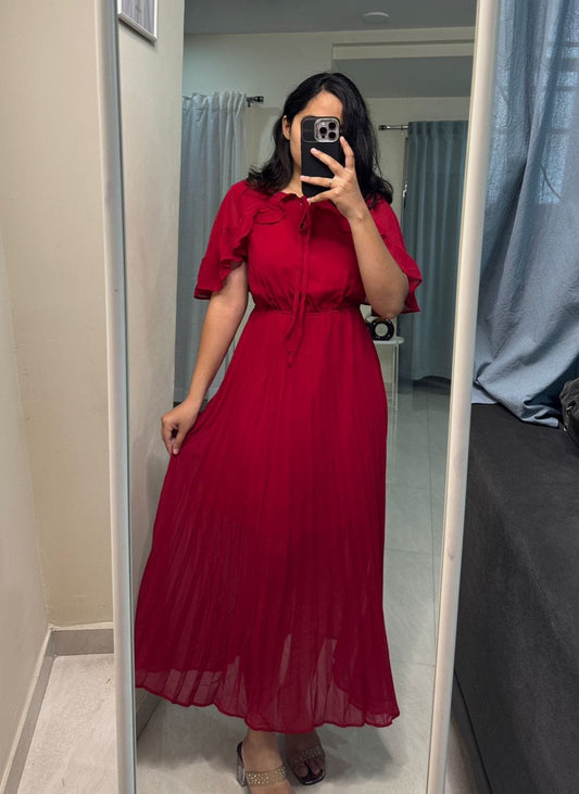 Georgette Pleated Dress image 0