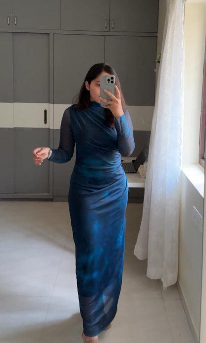 Calista Mesh Ombre Dress image 1